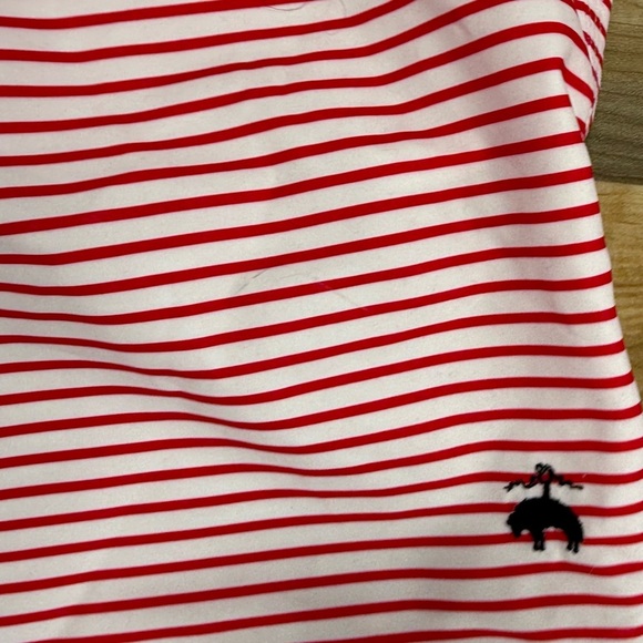 NWT Brooks Brothers Swim Trunks XXL Red Blue Flag Shorts Swimsuit *color Flaw - Picture 6 of 14